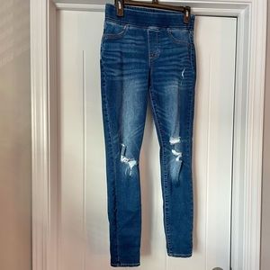 Distressed Old Navy Rockstar Jeggings